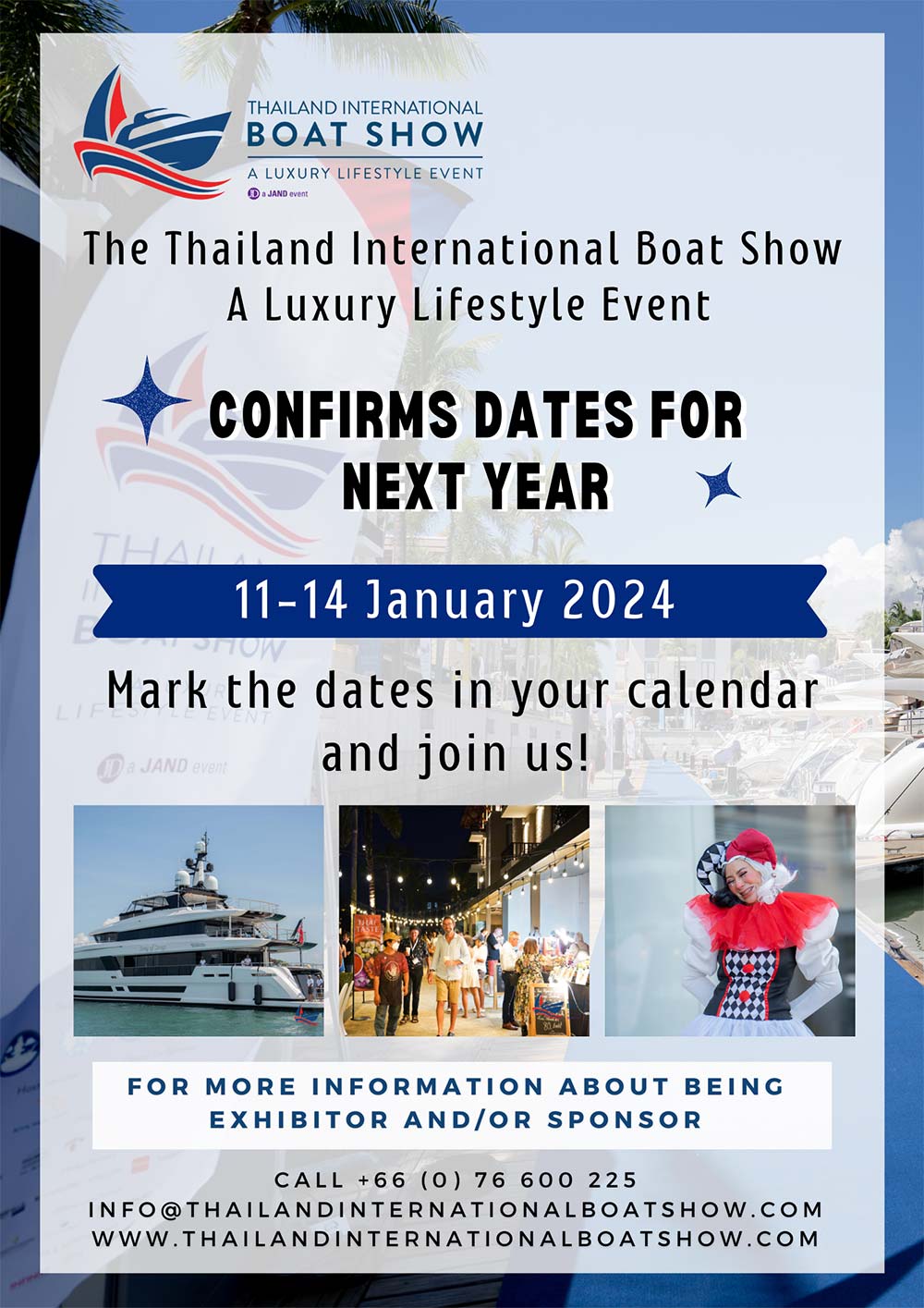 Confirmed Dates for 2024 Thailand International Boat Show A Luxury Lifestyle Event