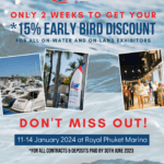 2 Weeks Left for Early Bird Offer for Thailand International Boat Show 2024