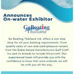 Go Boating joins Thailand International Boat Show A Luxury Lifestyle Event 2024