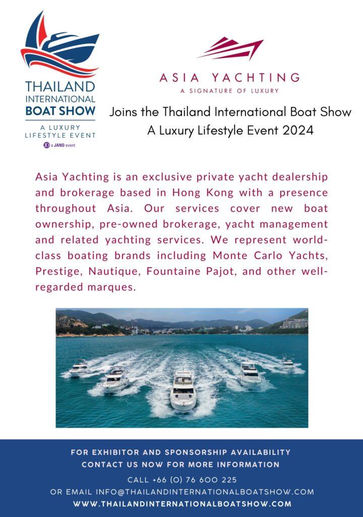Asia Yachting joins TIBS 2024