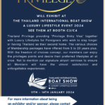 Thailand Privilege Exhibits at the Thailand International Boat Show A Luxury Lifestyle Event 2024