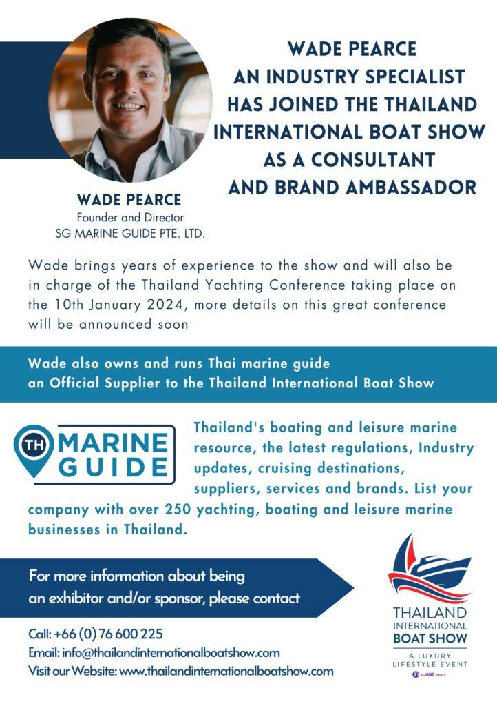 Wade Pearce Joins the Thailand International Boat Show A Luxury Lifestyle Event 2024