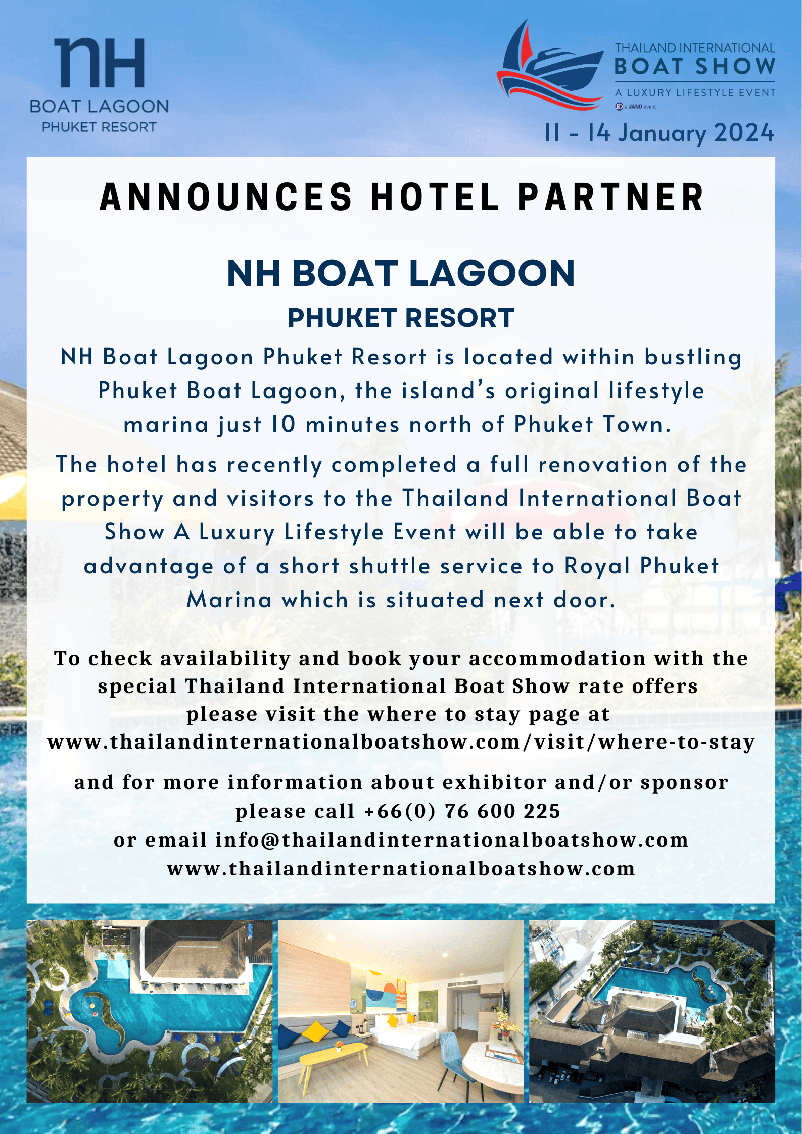 NH Boat Lagoon Phuket Resort Hotel Partner of Thailand International