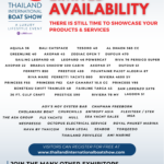 Time is running out! Showcase your excellence at the Thailand International Boat Show A Luxury Lifestyle Event 2024 – limited avail﻿ability