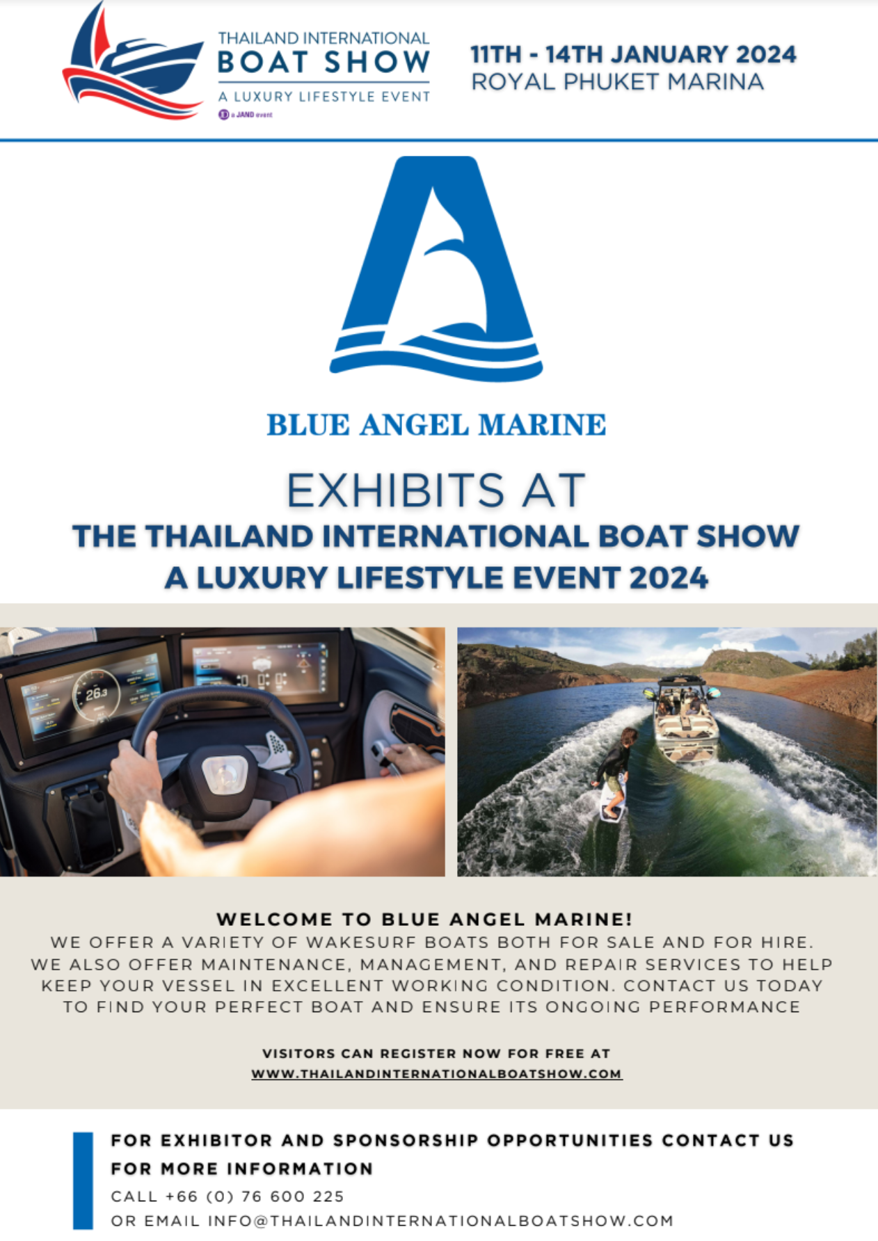 Blue Angel Marine Exhibits at The Thailand International Boat Show A Luxury Lifestyle Event 2024