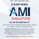 AMI confirms as an exhibitor at The Thailand International Boat Show 2025