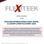 FLEXITEEK exhibits for a second year at the Thailand International Boat Show A Luxury Lifestyle Event 2025