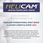 HELICAM joins the Thailand International Boat Show A Luxury Lifestyle Event 2025 as a Local Partner