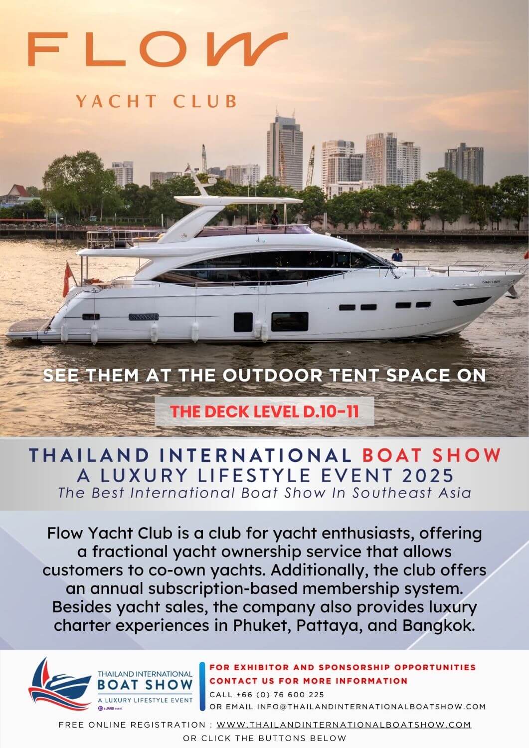 Meet Flow Yacht Club at the Thailand International Boat Show A Luxury