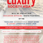 Luxury Society Asia Joins As An Exclusive Official Media Partners of The Thailand International Boat Show A Luxury Lifestyle Event, 15th–18th January 2026.
