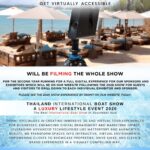 360INT Will Be Joining Us As A Local Partner At The Thailand International Boat Show A Luxury Lifestyle Event, 15th–18th January 2026.