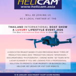 Helicam Will Be Joining Us As A Local Partner At The Thailand International Boat Show A Luxury Lifestyle Event, 15th–18th January 2026.